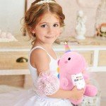 Happy Birthday Pink Dinosaur Kawaii Plush Toy