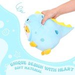 Kawaii Corgi Dinosaur Plushie - 8" Soft Toy