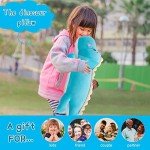 Cute Pink Dinosaur Plush Pillow for Kids