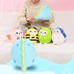 Kawaii Corgi Dinosaur Plushie - 8" Soft Toy
