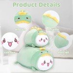 Kawaii Cat Dinosaur Plush Pillow Toy 8”