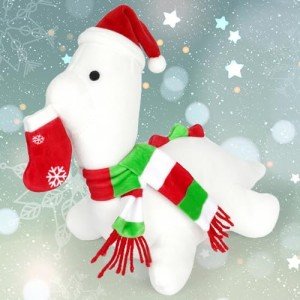 Kawaii Dinosaur Plush Toy for Christmas Cheer