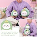 Kawaii Cat Dinosaur Plush Pillow Toy 8”
