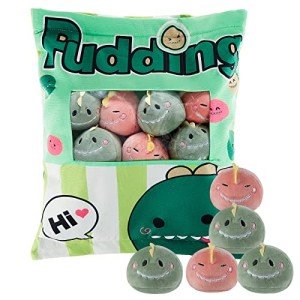 Fluffy Kawaii Dinosaur Plush Pillow Toy