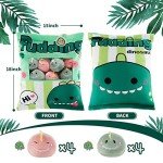 Fluffy Kawaii Dinosaur Plush Pillow Toy