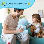 Adorable Blue Dino Plush Toy – 11.8 Inches