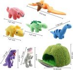 Kawaii Dinosaur Plush Set: 8 Adorable Friends