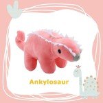 Kawaii Dinosaur Plush Set: 8 Adorable Friends