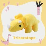 Kawaii Dinosaur Plush Set: 8 Adorable Friends