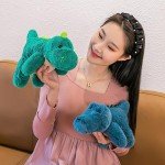 Cute Green Dinosaur Kawaii Plush Pillow Toy