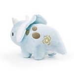 Blue Polka Dot Triceratops Kawaii Plush Dinosaur