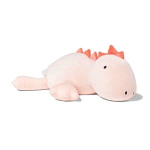 Soft Pink Stegosaurus Weighted Plush Toy 16