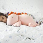 Soft Pink Stegosaurus Weighted Plush Toy 16