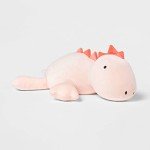 Soft Pink Stegosaurus Weighted Plush Toy 16