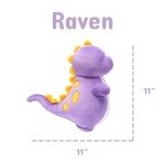 Cuddly Kawaii Purple Dinosaur Plush Toy