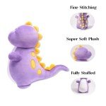 Cuddly Kawaii Purple Dinosaur Plush Toy