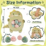 Kawaii Plush Fruit and Dinosaur Stuffed Toys