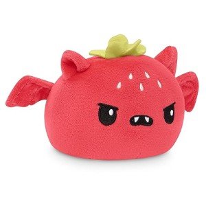 Reversible Kawaii Bat Plushie - Strawberry Edition