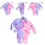 Cute Halloween Two-Headed Bunny Plush Toy