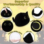Giant Kawaii Black Cat Plush Toy - 19