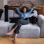 Kawaii Long Cat Plush Body Pillow Toy