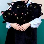 Kawaii Long Cat Plush Body Pillow Toy