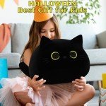 Giant Kawaii Black Cat Plush Toy - 19