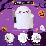 Reversible Halloween Ghost Plushie - Angry & Scared