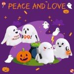 Reversible Halloween Ghost Plushie - Angry & Scared