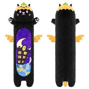 Kawaii 28" Black Cat Plush Body Pillow