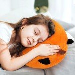 Kawaii Black Cat Pumpkin Plush Toy for Kids