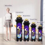 Kawaii 28" Black Cat Plush Body Pillow