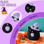 Kawaii Halloween Black Cat Plush Doll Toy