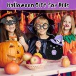 Kawaii Halloween Black Cat Plush Doll Toy