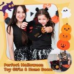 Two-Sided Black Cat Kawaii Plush Pillow