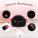 Kawaii Black Cat Plush Body Pillow Toy