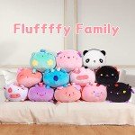 Kawaii Black Cat Plush Body Pillow Toy
