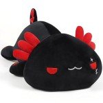 Cute Black Axolotl Plush Pillow Toy - 30CM