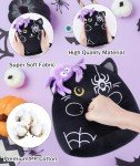 Kawaii Halloween Black Cat Plush Toy 8 Inch