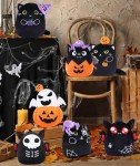 Kawaii Halloween Black Cat Plush Toy 8 Inch