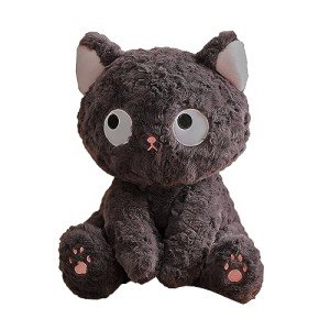 Adorable Black Cat Kawaii Plush Toy Pillow