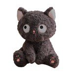 Adorable Black Cat Kawaii Plush Toy Pillow