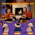Kawaii Halloween Plush Bear with Hat & Wand