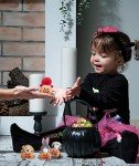 Adorable 12-Pc Halloween Animal Plush Keychains