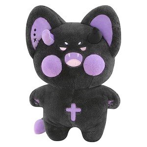 Kawaii Peach Cat Plush Pillow for Kids