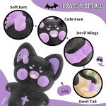 Kawaii Peach Cat Plush Pillow for Kids