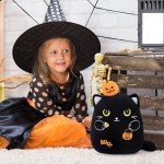 Kawaii Halloween Cat Plush Toy - 8 Inches