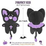 Kawaii Peach Cat Plush Pillow for Kids