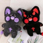 Kawaii Peach Cat Plush Pillow for Kids