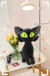 Cute 12-Inch Black Cat Kawaii Plush Toy